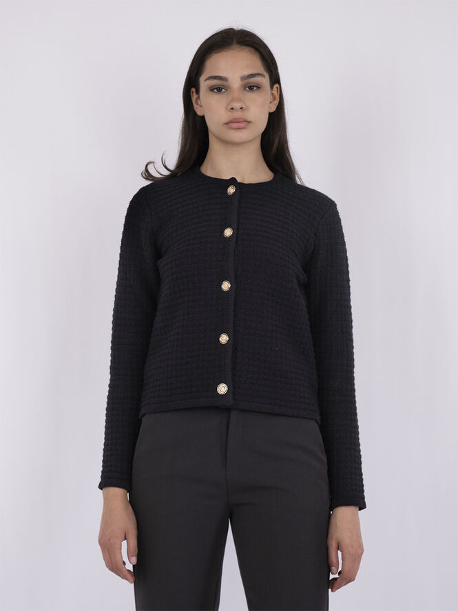 Neo Noir Limone Knit Jacket Black