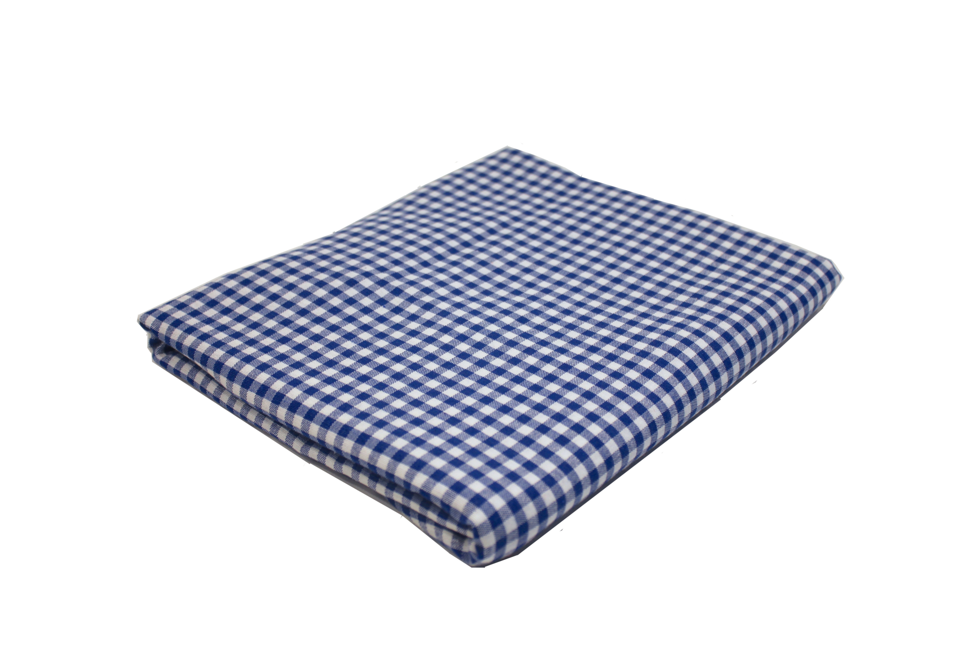Tafelkleed Kleine ruit blauw (Strijkvrij) 140 x 280