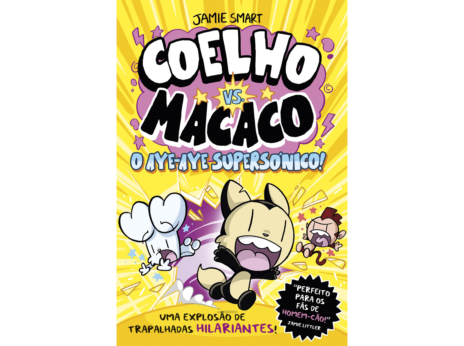 LIVRO COELHO VS. MACACO - O AYE-AYE SUPERSÓNICO