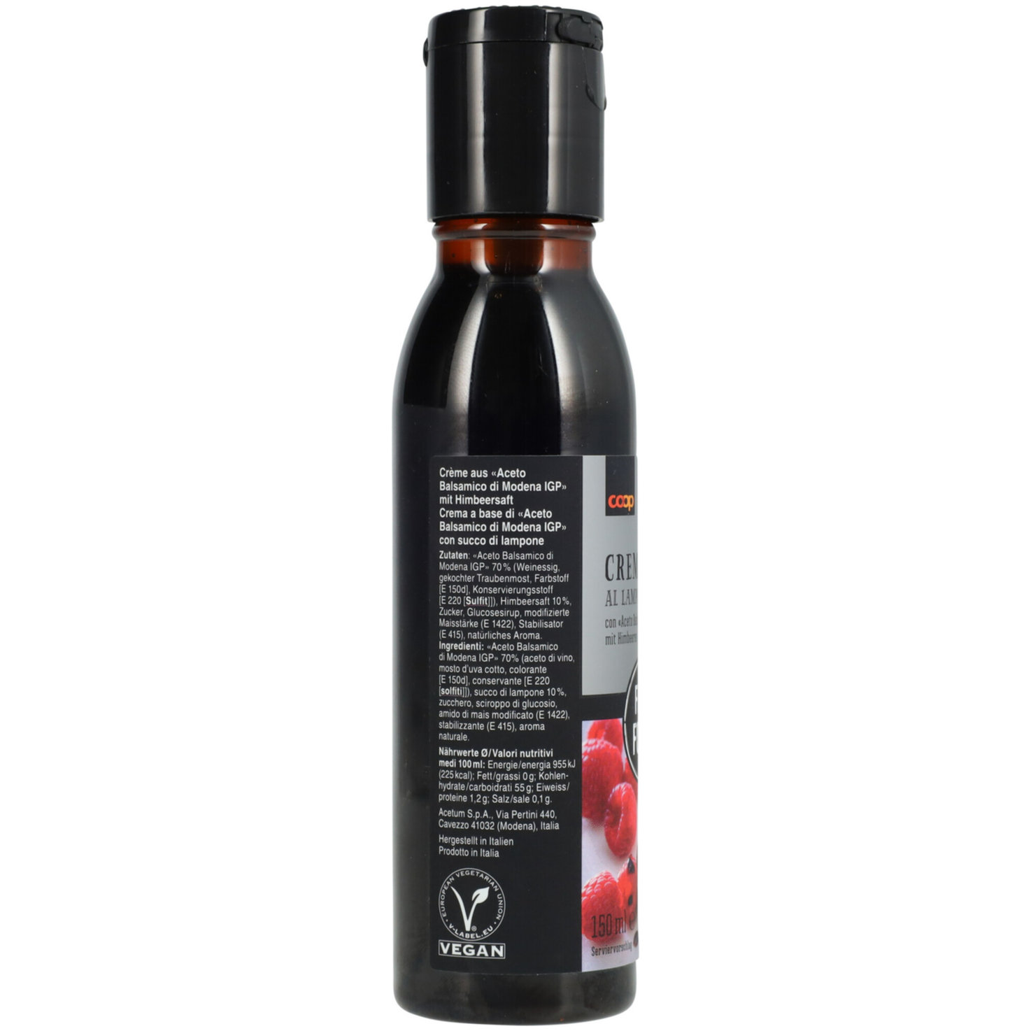 Fine Food Balsamico Crème mit Himbeeren