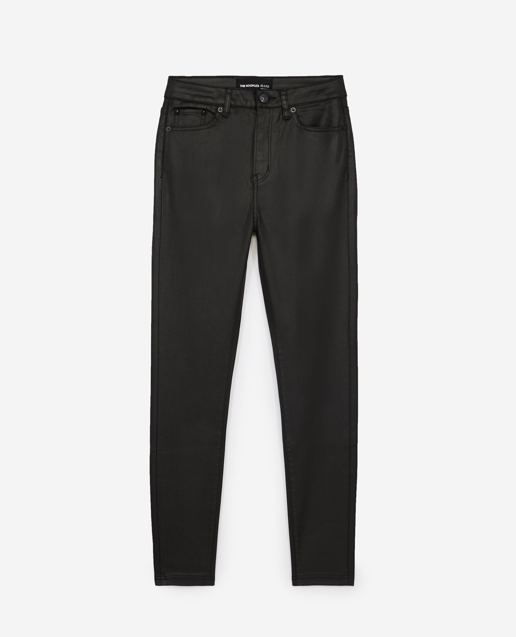 Jean noir effet cuir