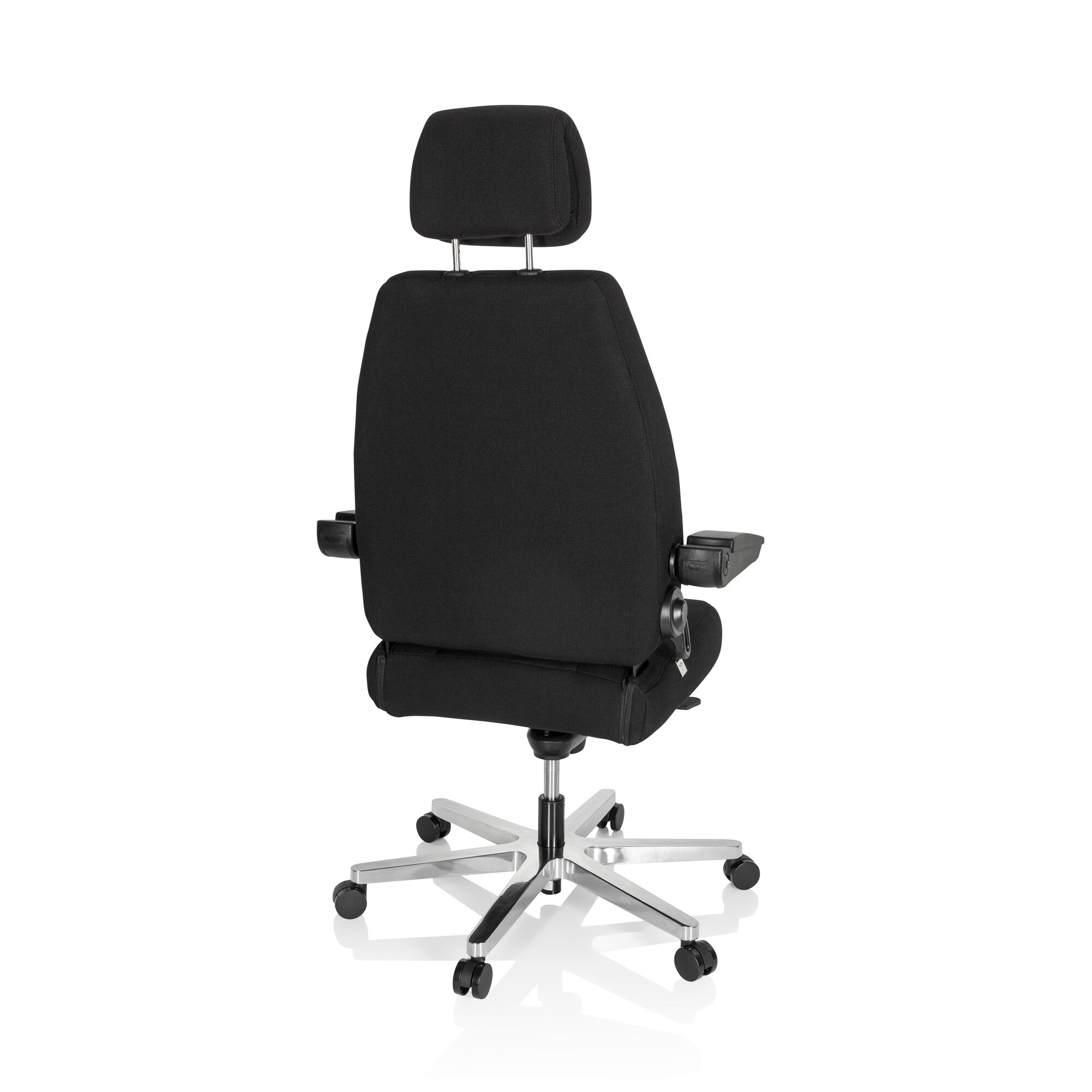 XXL Drehstuhl 24 HOURS I Stoff mit abklappbaren Armlehnen hjh OFFICE