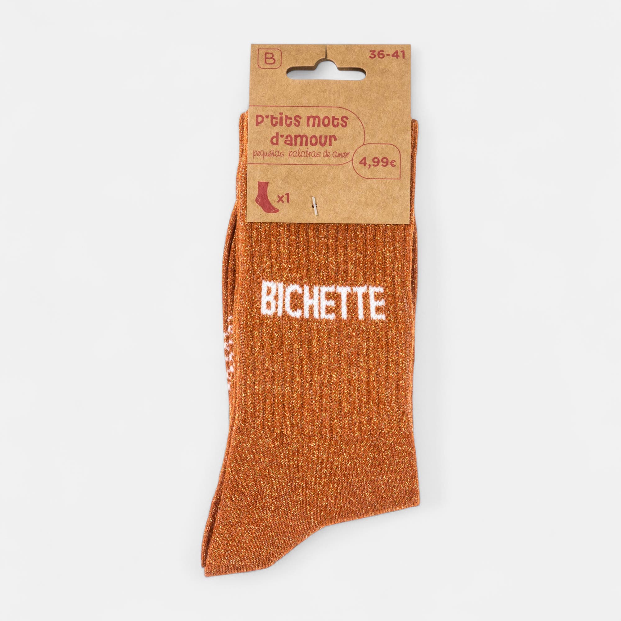Chaussettes Femme orange