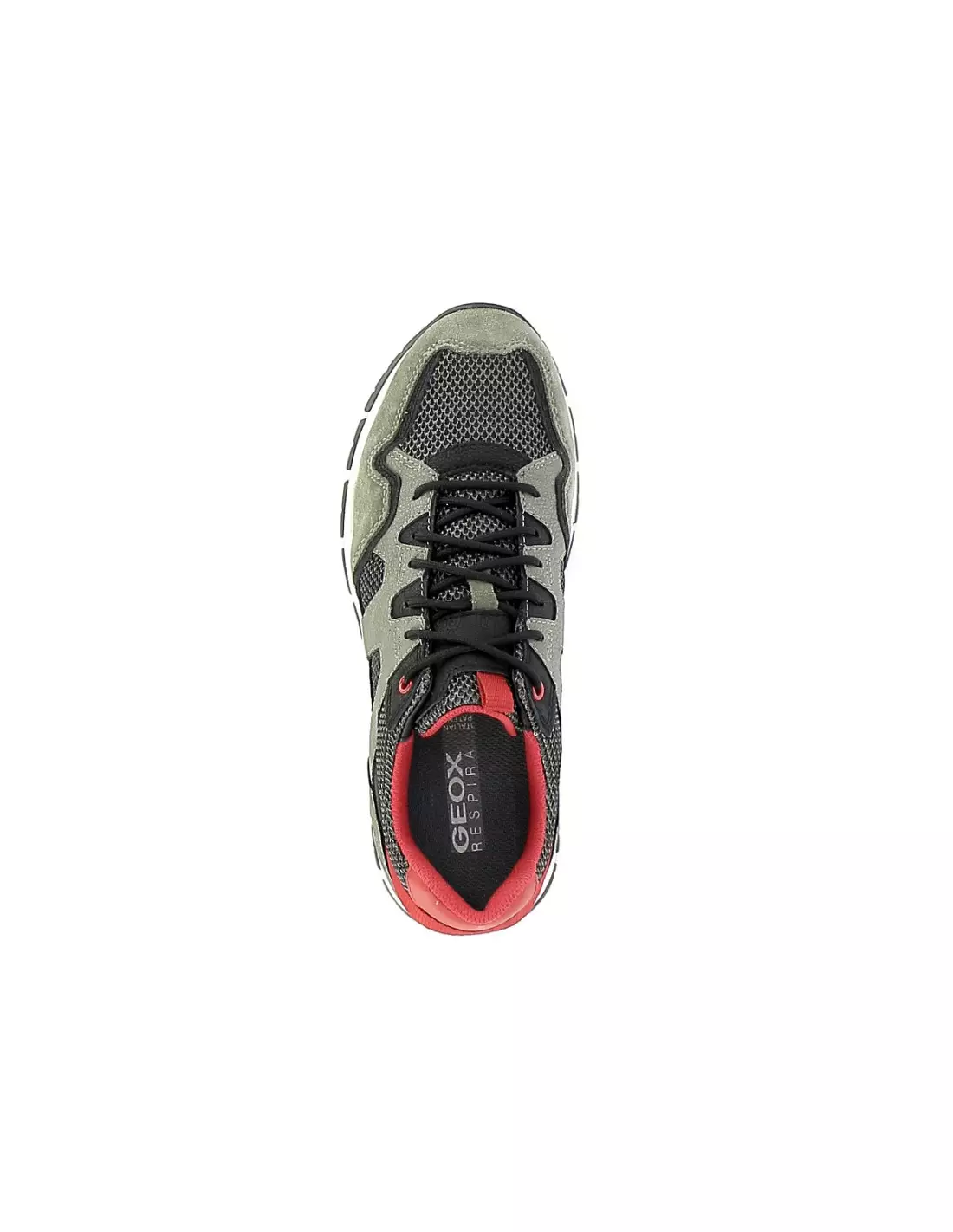 GEOX DELRAY - Baskets Oliveblack
