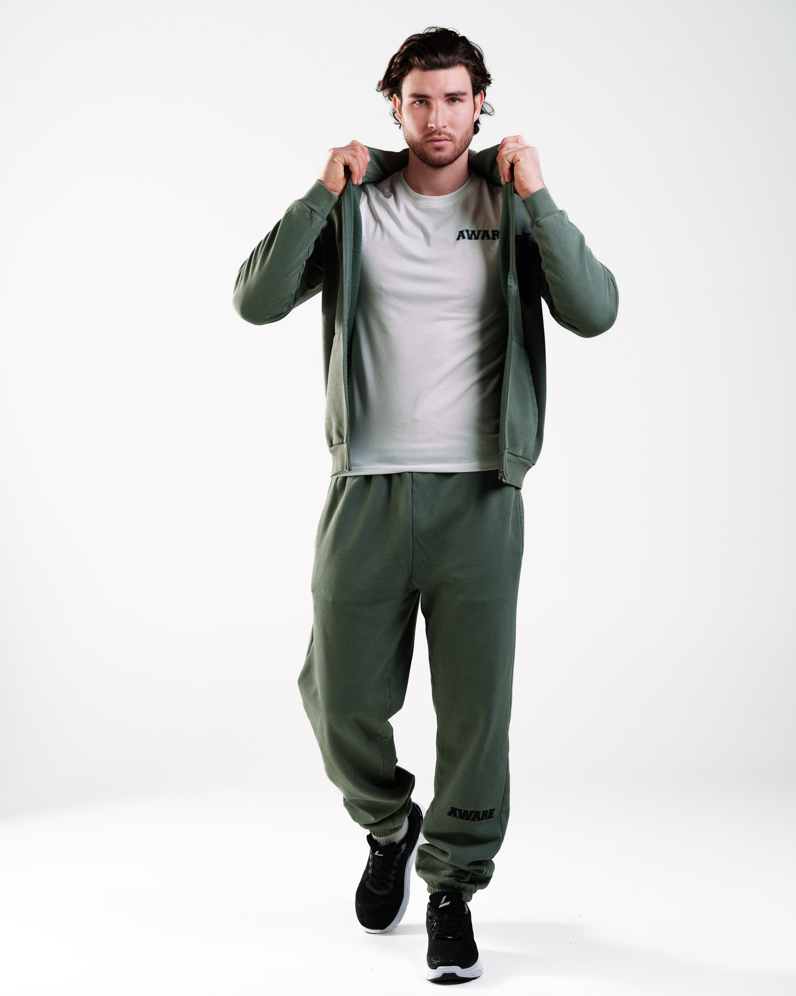 AWARE Sweatpants Washed Green