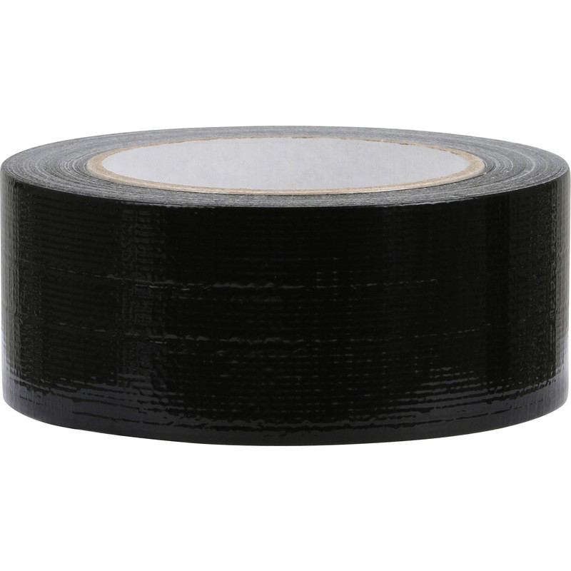 Duct tape hotmelt Zwart 48mmx50m
