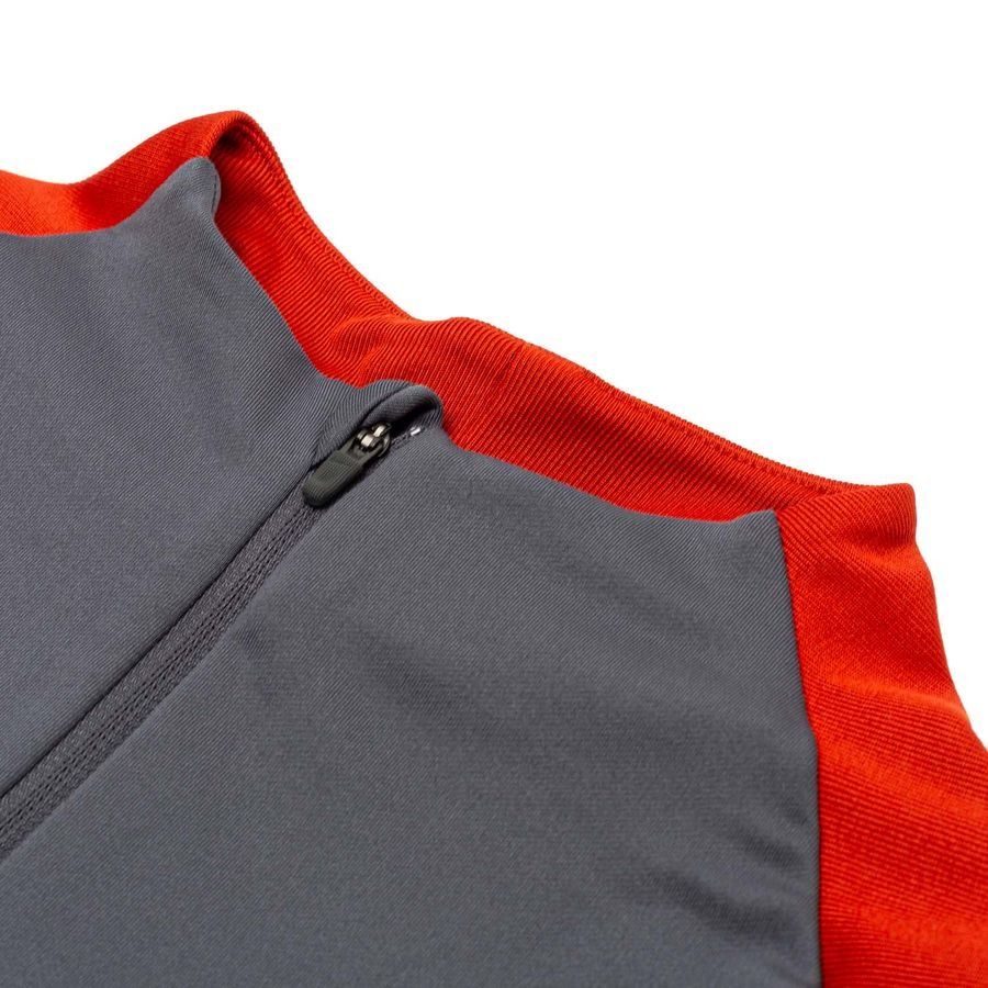 Nike Maillot d'Entraînement Dri-FIT Strike Drill - Gris/Rouge/Blanc
