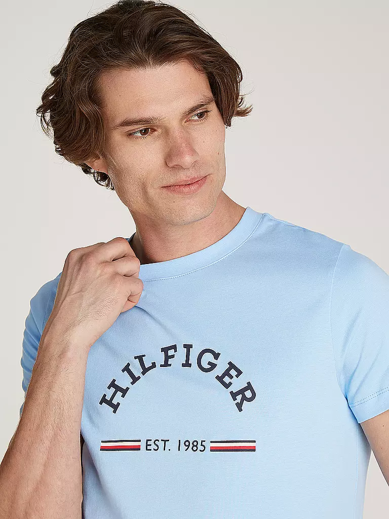 TOMMY HILFIGER T-Shirt hellblau