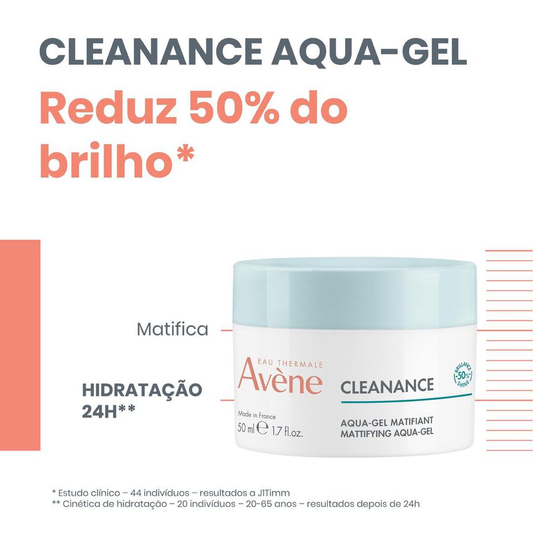 AVENE  Cleanance Aqua Gel Creme Matifica pele oleosa, acne - 50ml