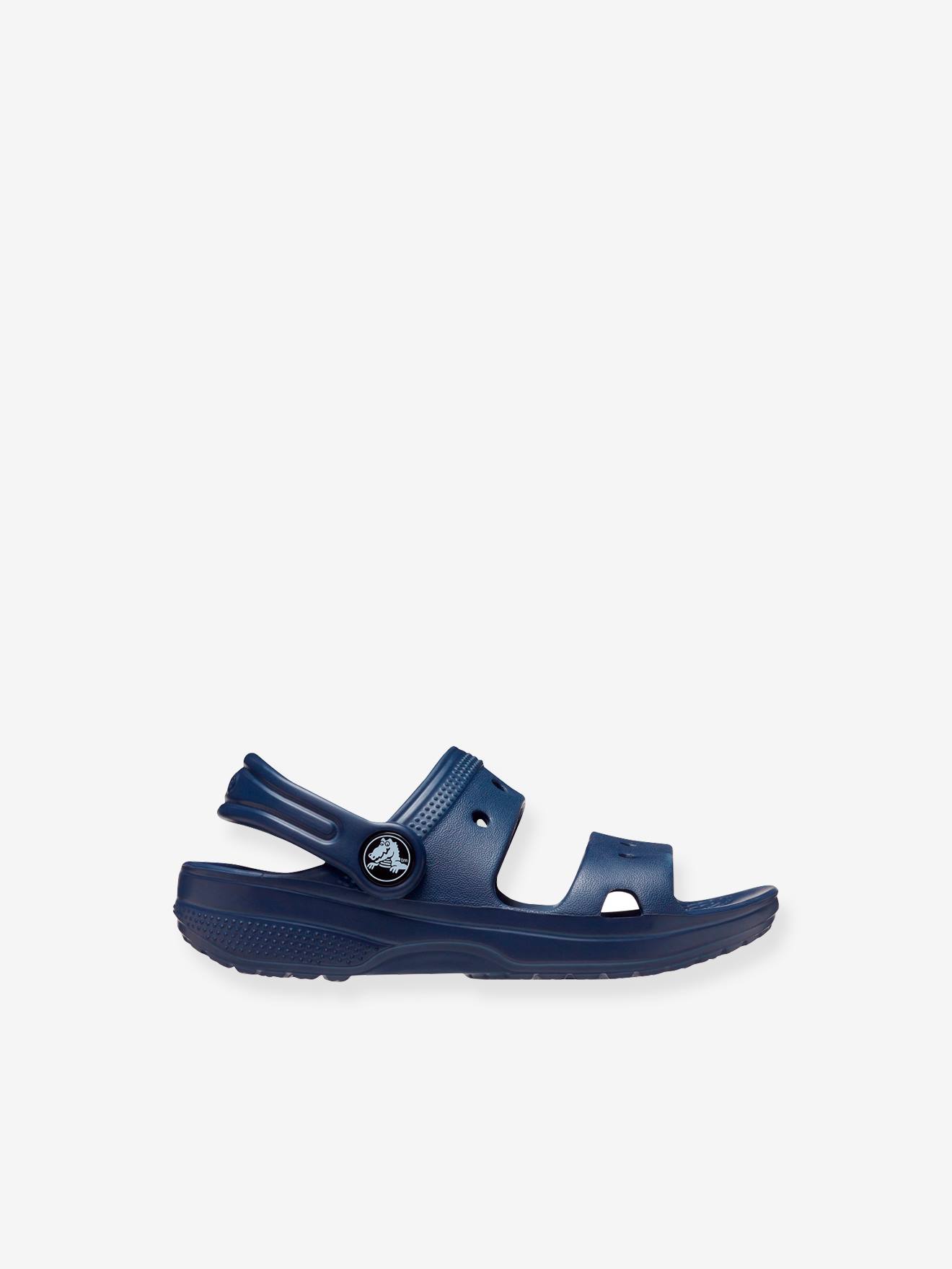 Sandálias Crocs Clássicas para Bebê T CROCS™ Lisas Azul Escuro