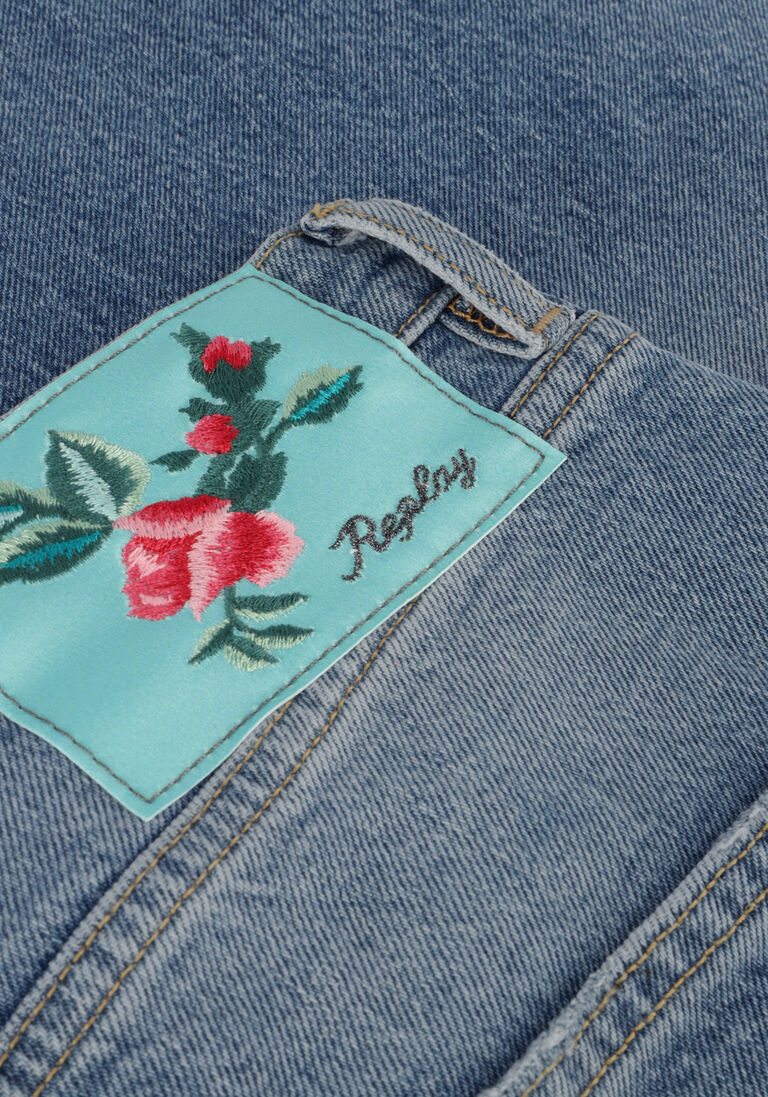 REPLAY blauwe replay wide jeans laelj pants