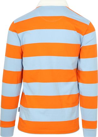 McGregor Rugbyshirt Streep Oranje Blauw MM242.8004.04-2001 kopen