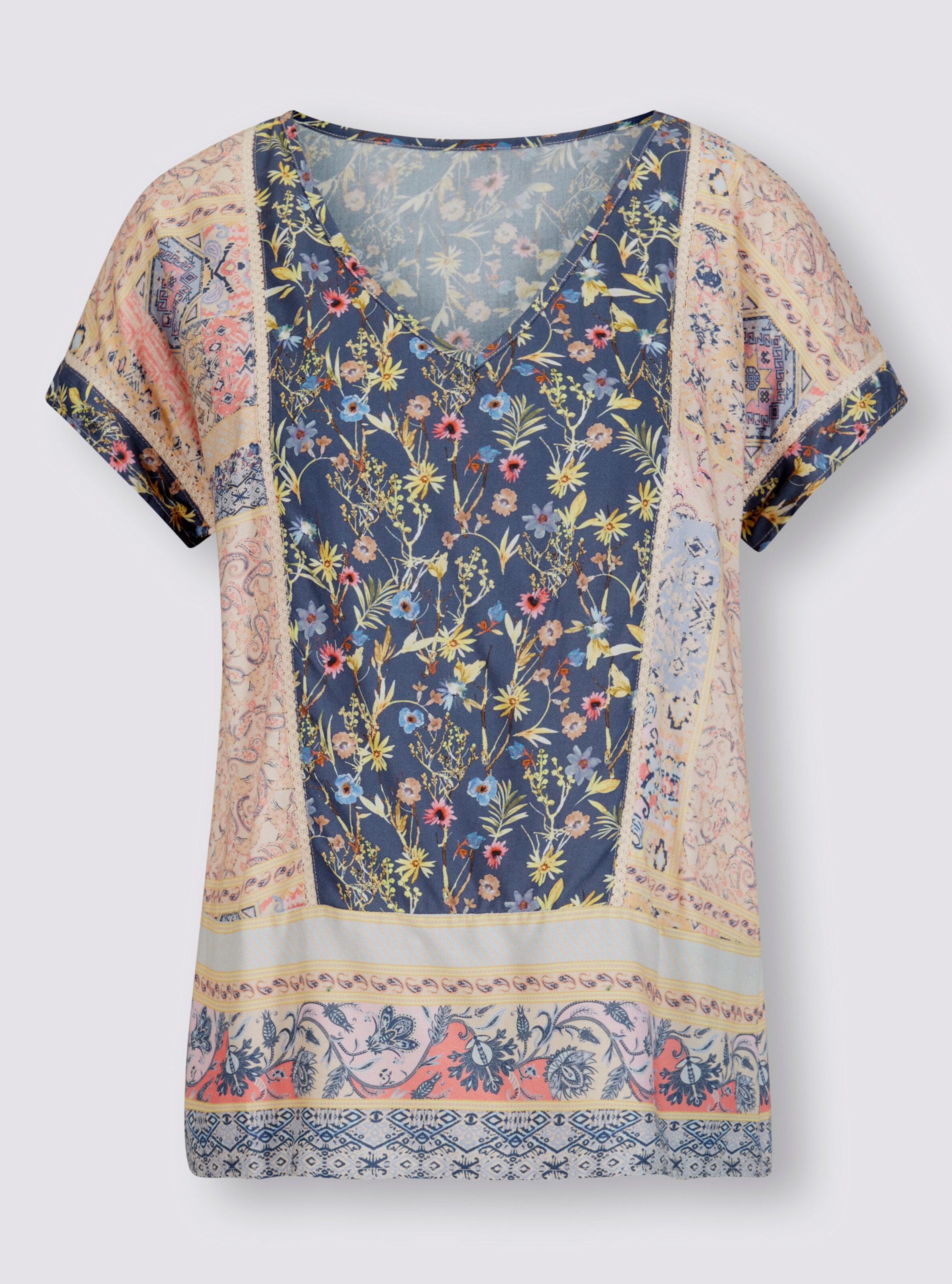 Druckbluse