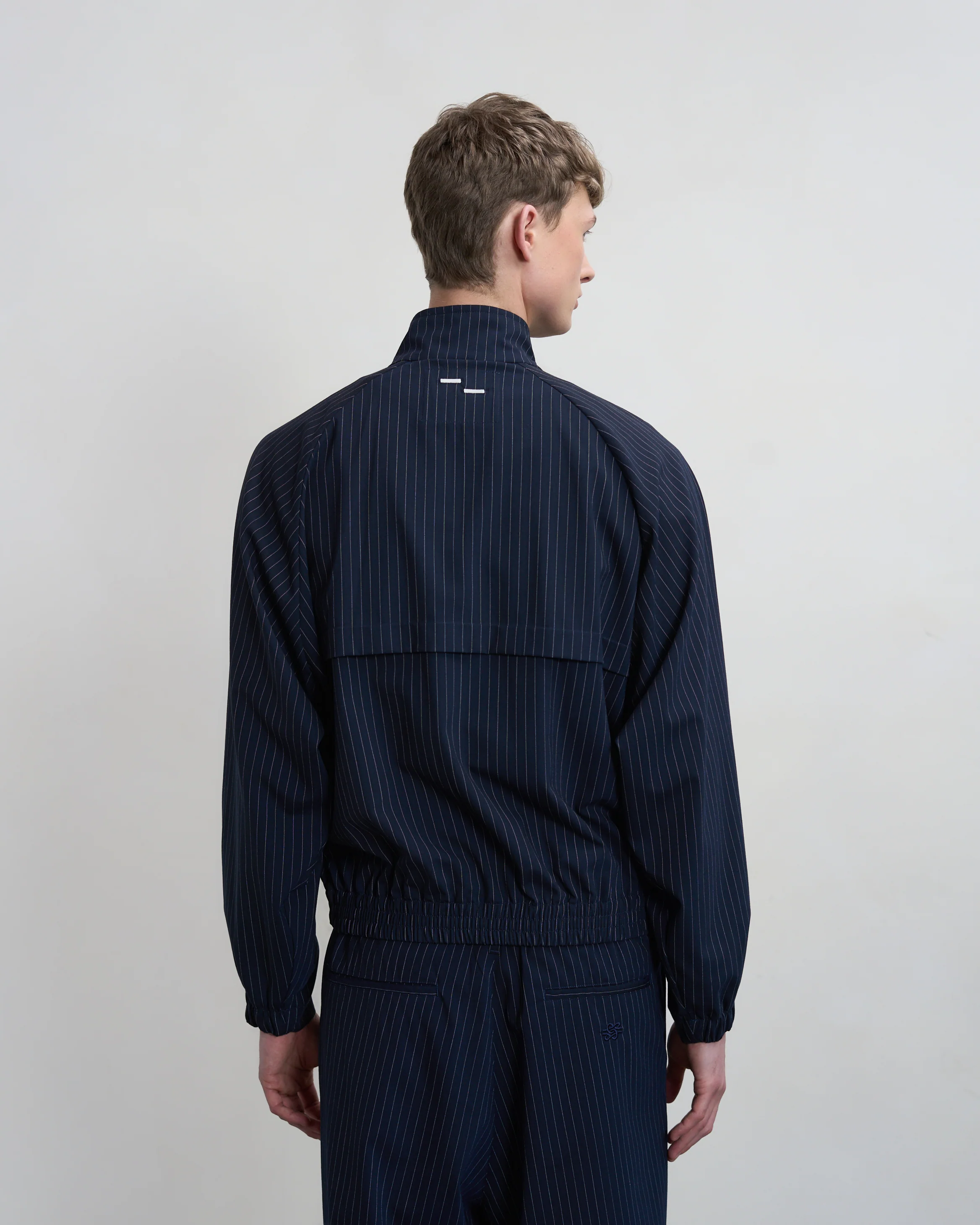 Track Jacket Pinstripe Blue