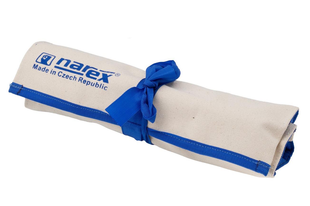 Narex Richter Premium Bevel Edge Chisel Set 863851, beitelset 3-6-10-12-19-26 mm in gereedschapsrol, 6-delig