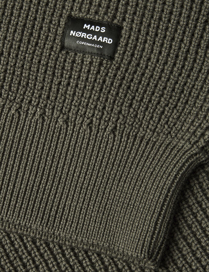 Mads Nørgaard - Copenhagen Tight Cotton Noah Knit Grøn