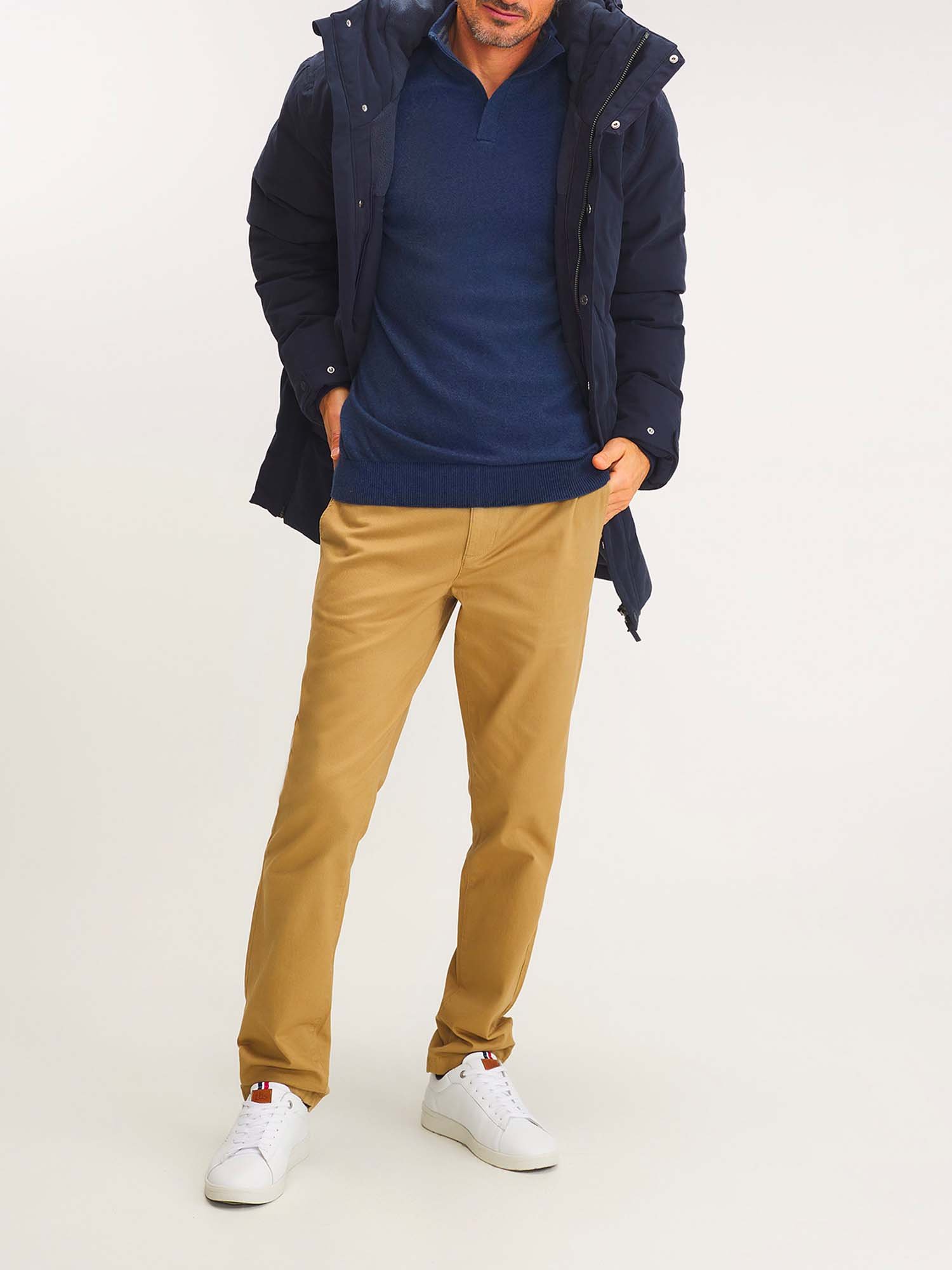 Manteau Homme Imperméable et Chaud Marine