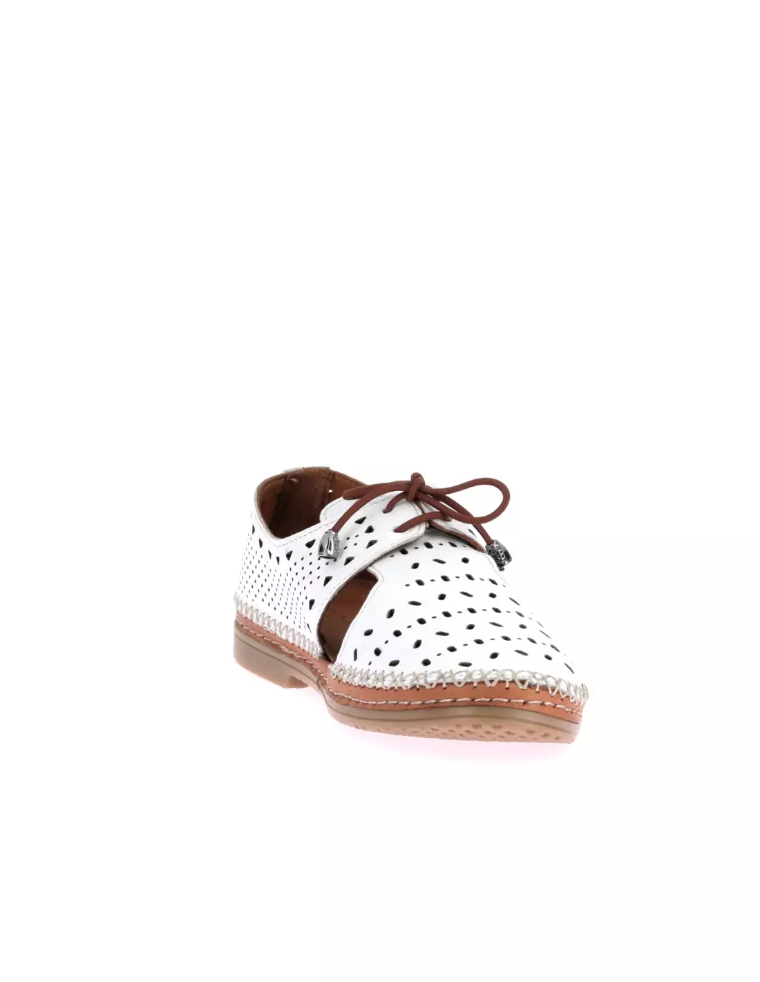 SOFT & FLEX 077.ATOM.521 - Derbies, richelieus & trotteurs WHITE-COCONUT