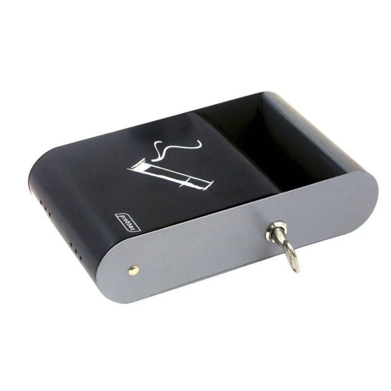JVD - Cendrier mural extérieur - 1,5L - Noir