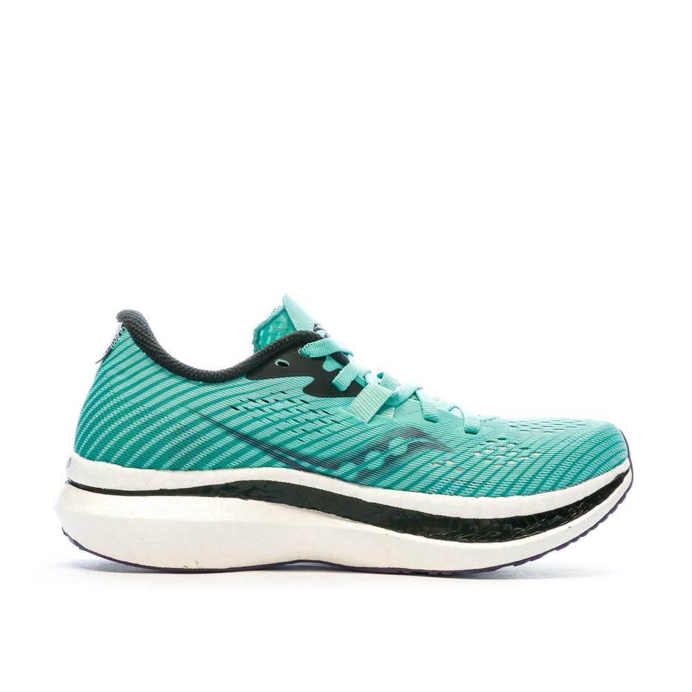 Saucony Chaussures de Running Turquoise/Jaune Femme SauconyEndorphin Pro 2