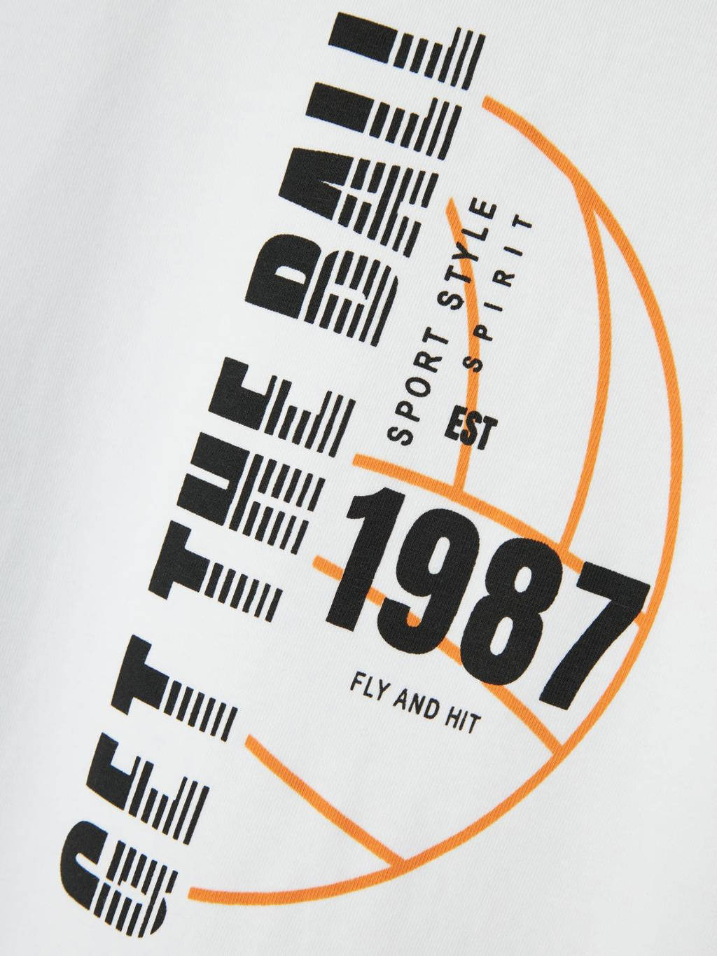 NAME IT T-shirt NKMVUX met printopdruk wit