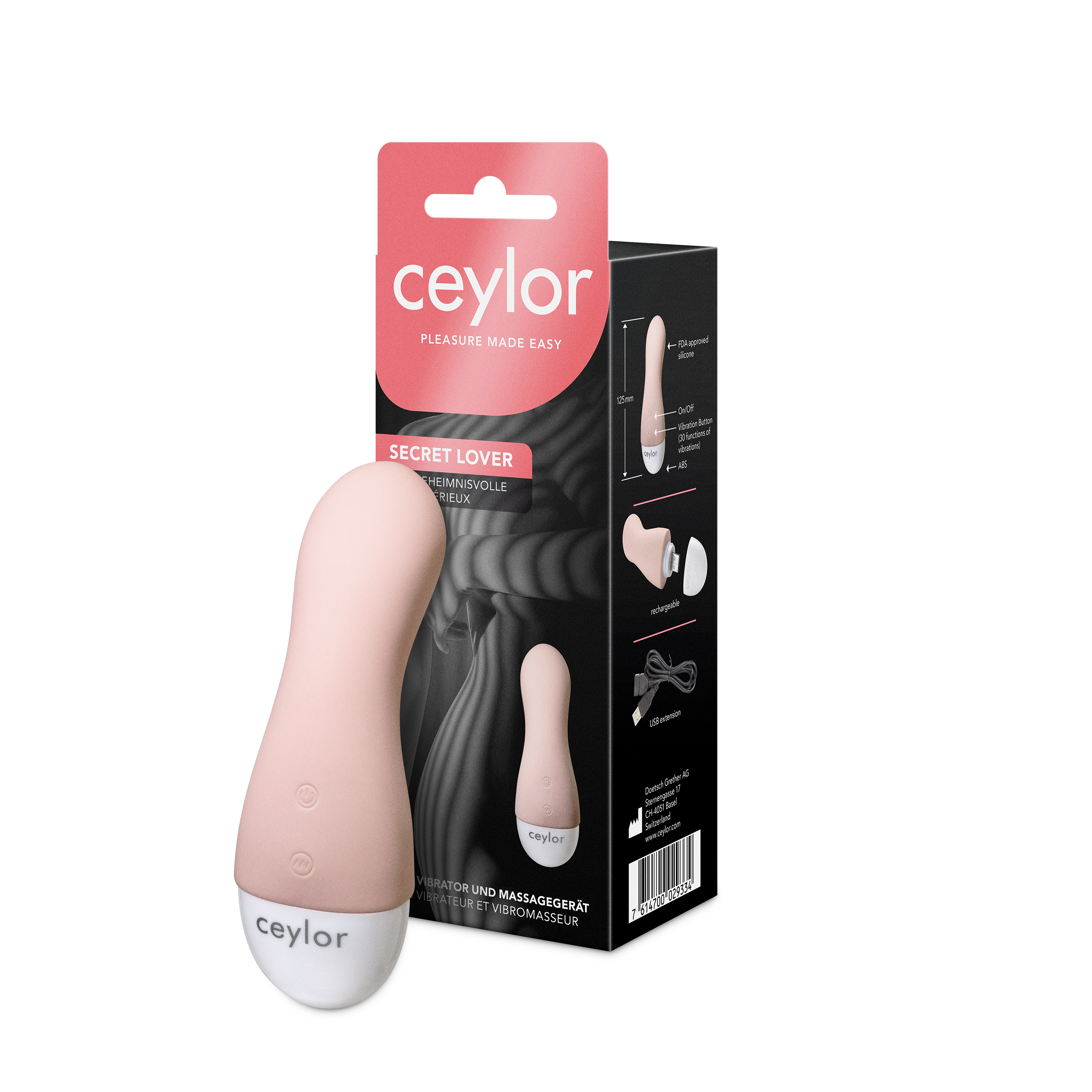 Ceylor Secret Lover Mini Vibrator 1 Stk