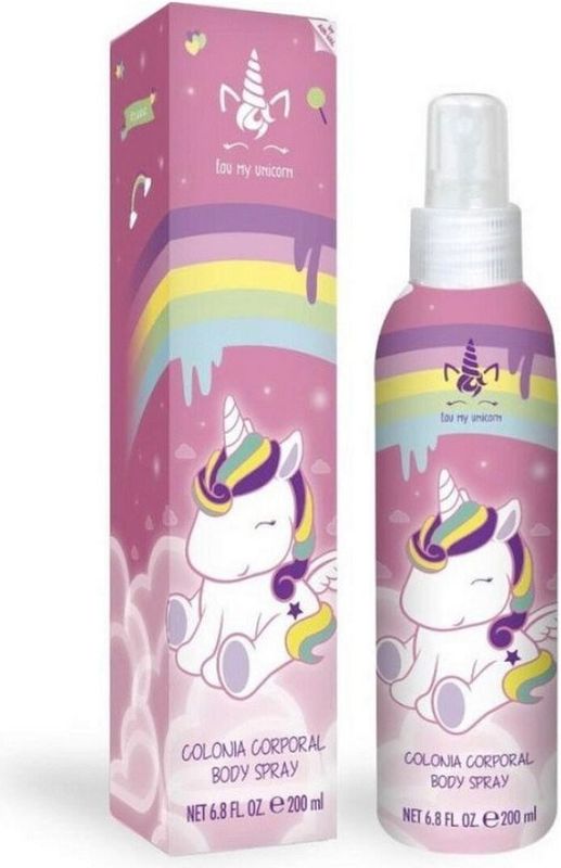 Airval Bodyspray Eau My Unicorn Meisjes 200 Ml Roze/wit