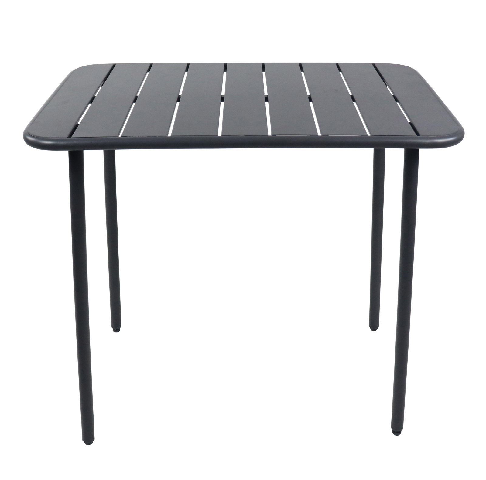 Gartentisch SUMILA - schwarz - 80x55 cm