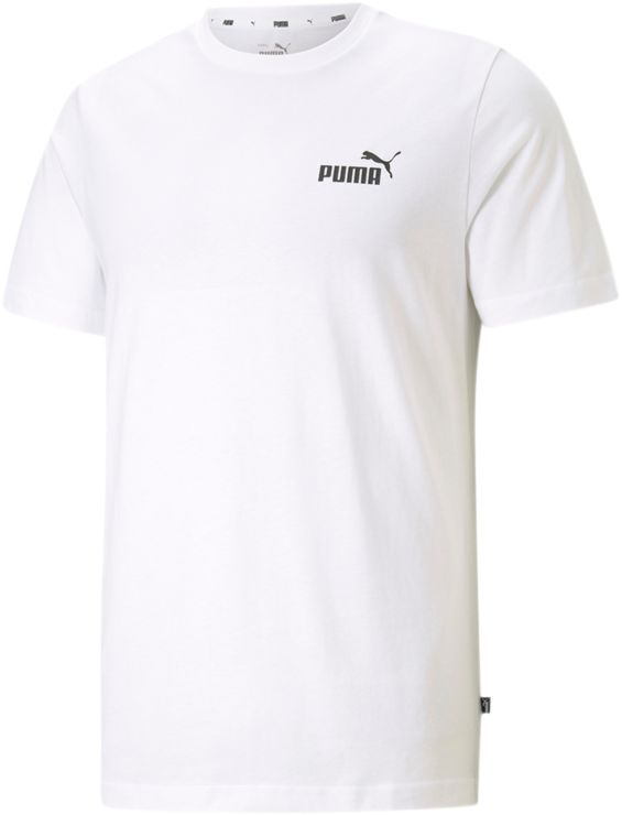PumaESS Small Logo Tee - weiß