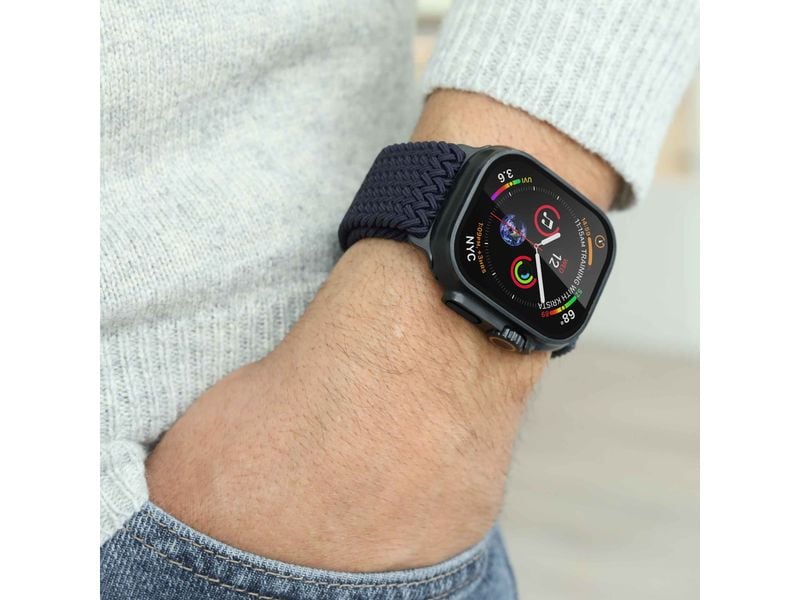 Vonmählen Armband Woven Loop Apple Watch 40/41/42 mm Navy B Armband für Apple Watch 40/41/42 mm