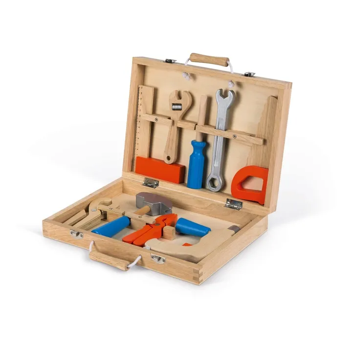 Janod Boîte à outils Brico'Kids - Set de 9 pièces