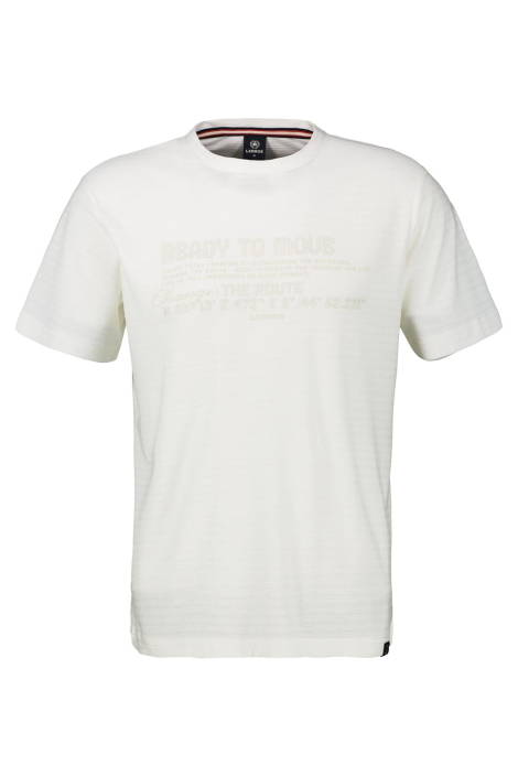 Lerros witte heren t-shirt