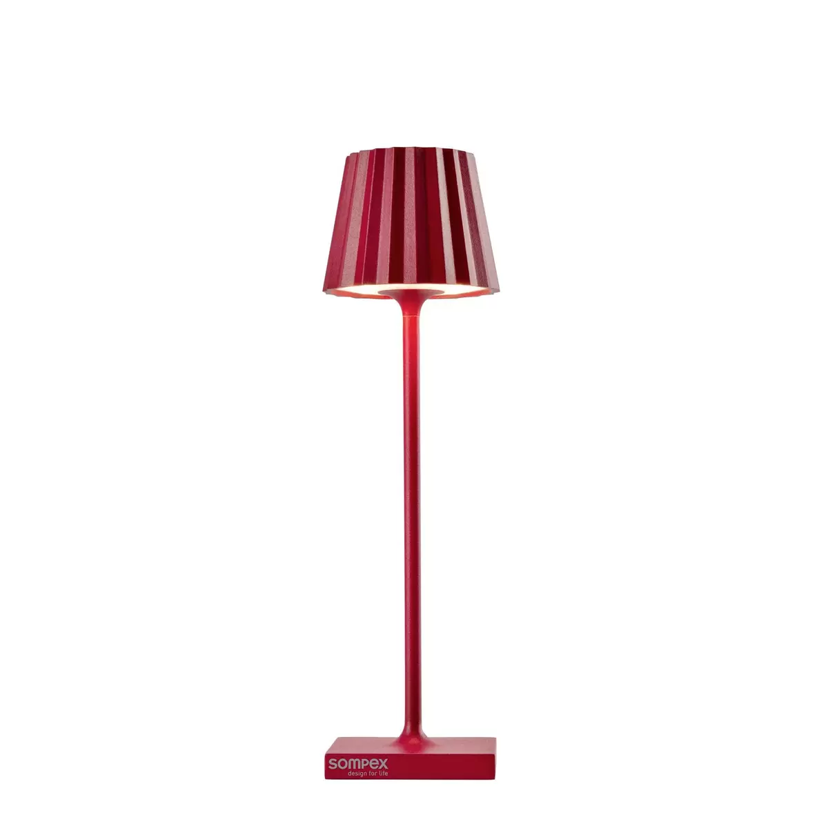 Tischleuchte Sompex Troll nano rot Rot