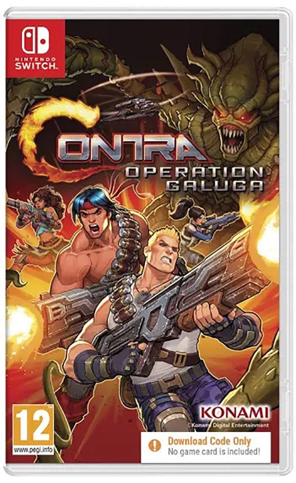 Contra: Operation Galuga (Code in Box)- Nintendo Switch