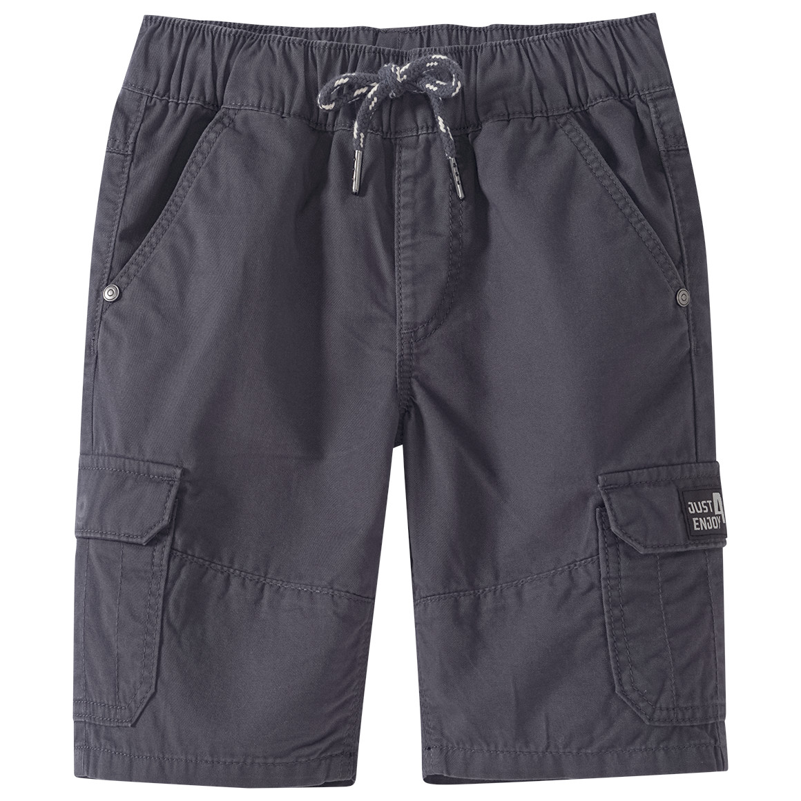 Topolino Jungen Cargo-Shorts mit elastischem EInsatz dunkelgrau