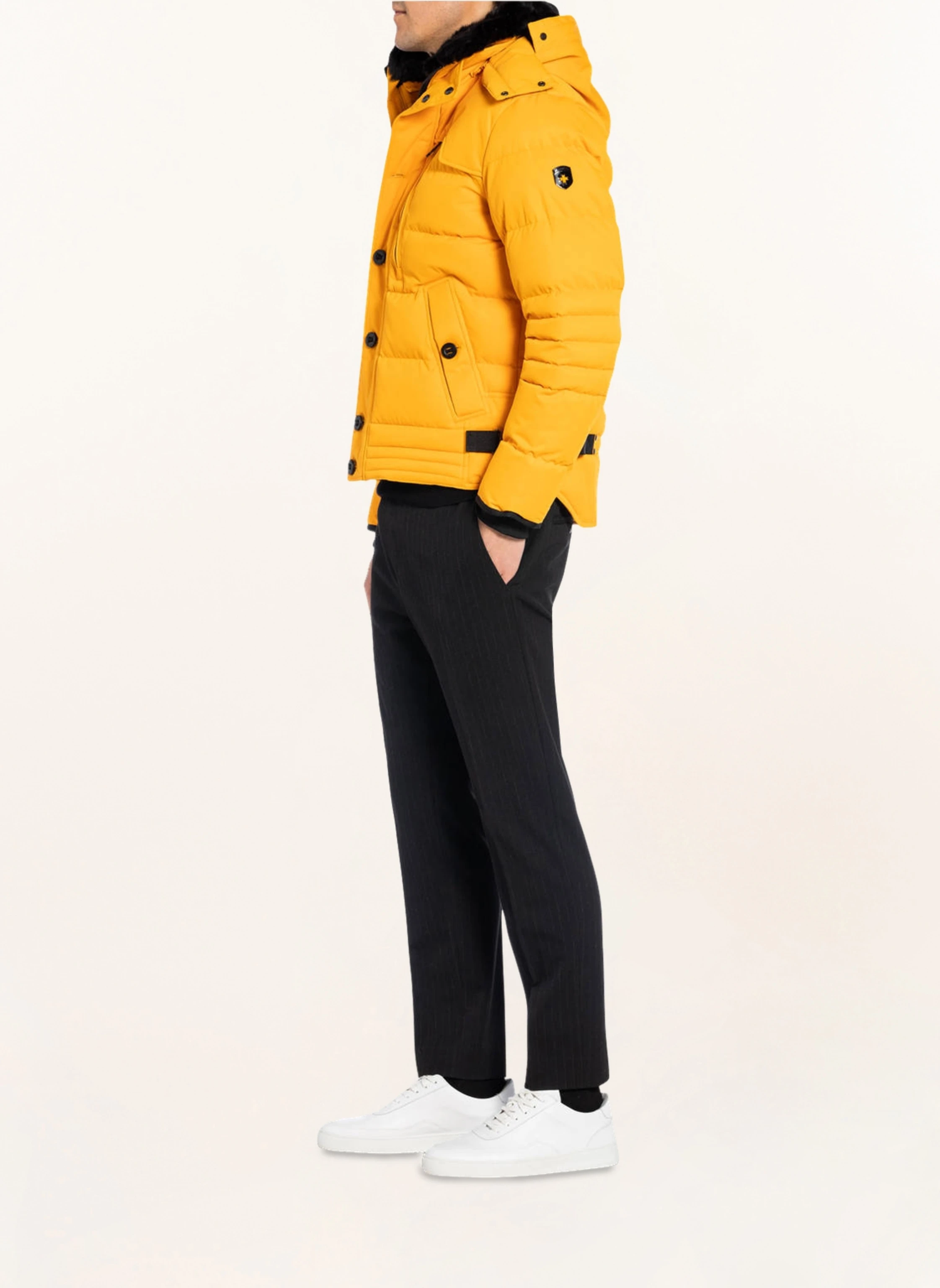 WELLENSTEYN Steppjacke STARSTREAM mit abnehmbarem Kunstpelzbesatz