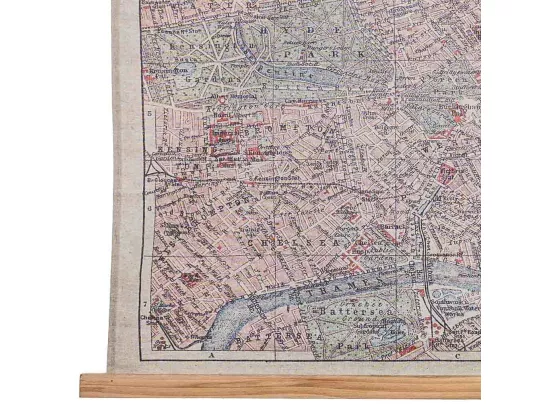 Toile parchemin en tissu imprimé