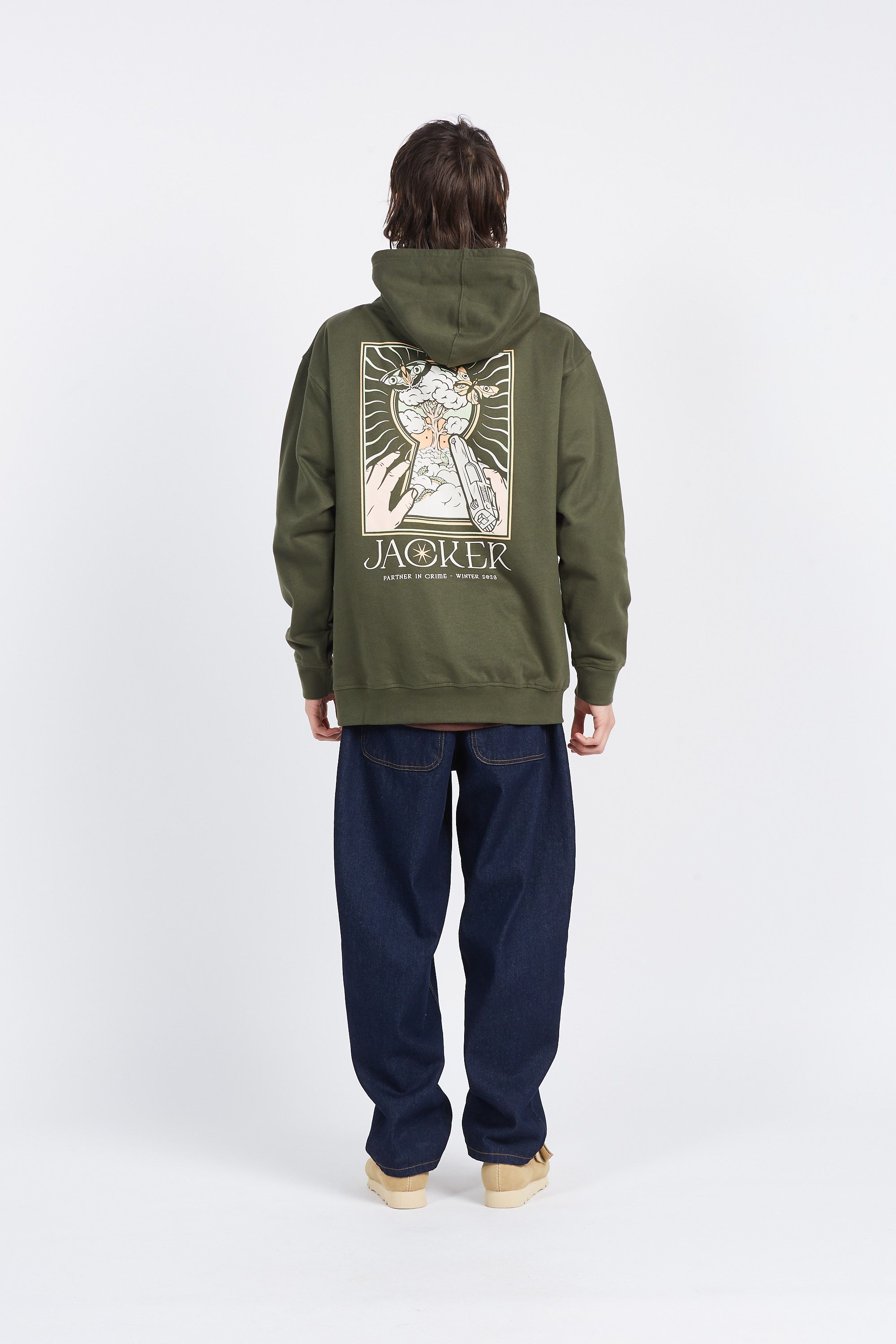 JACKER Hoodie  Paradise Vert