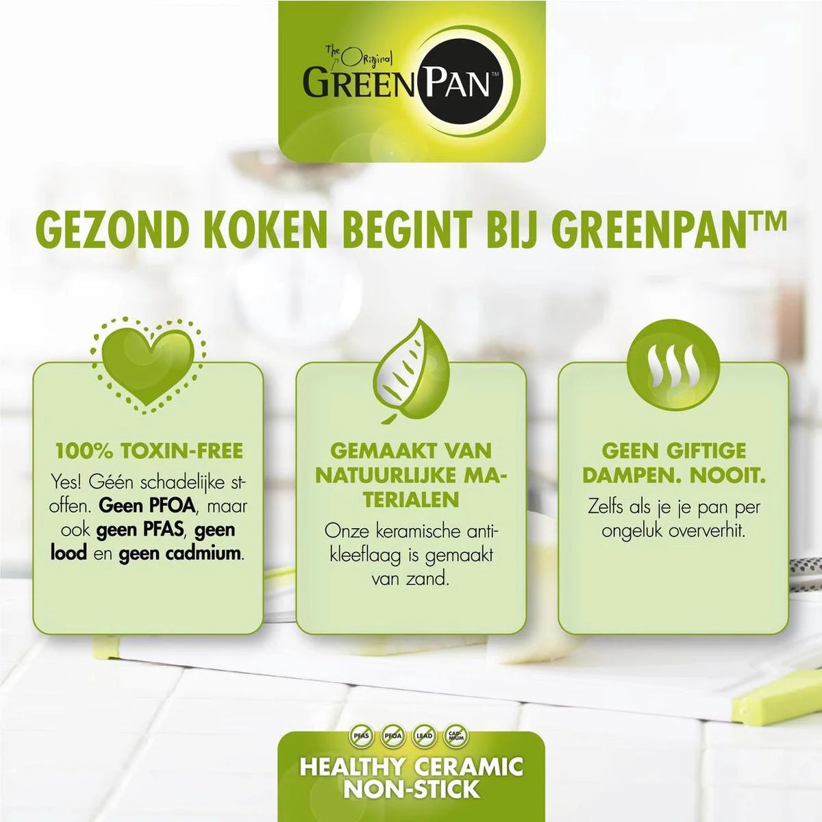GreenPan Essentials Keramische Pannenkoekenpan - 28 cm