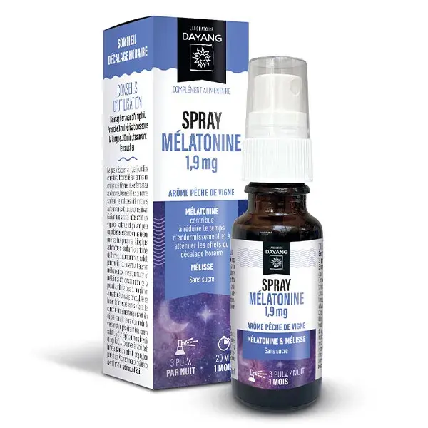 Suplemento alimentar em spray de melatonina Dayang 20ml