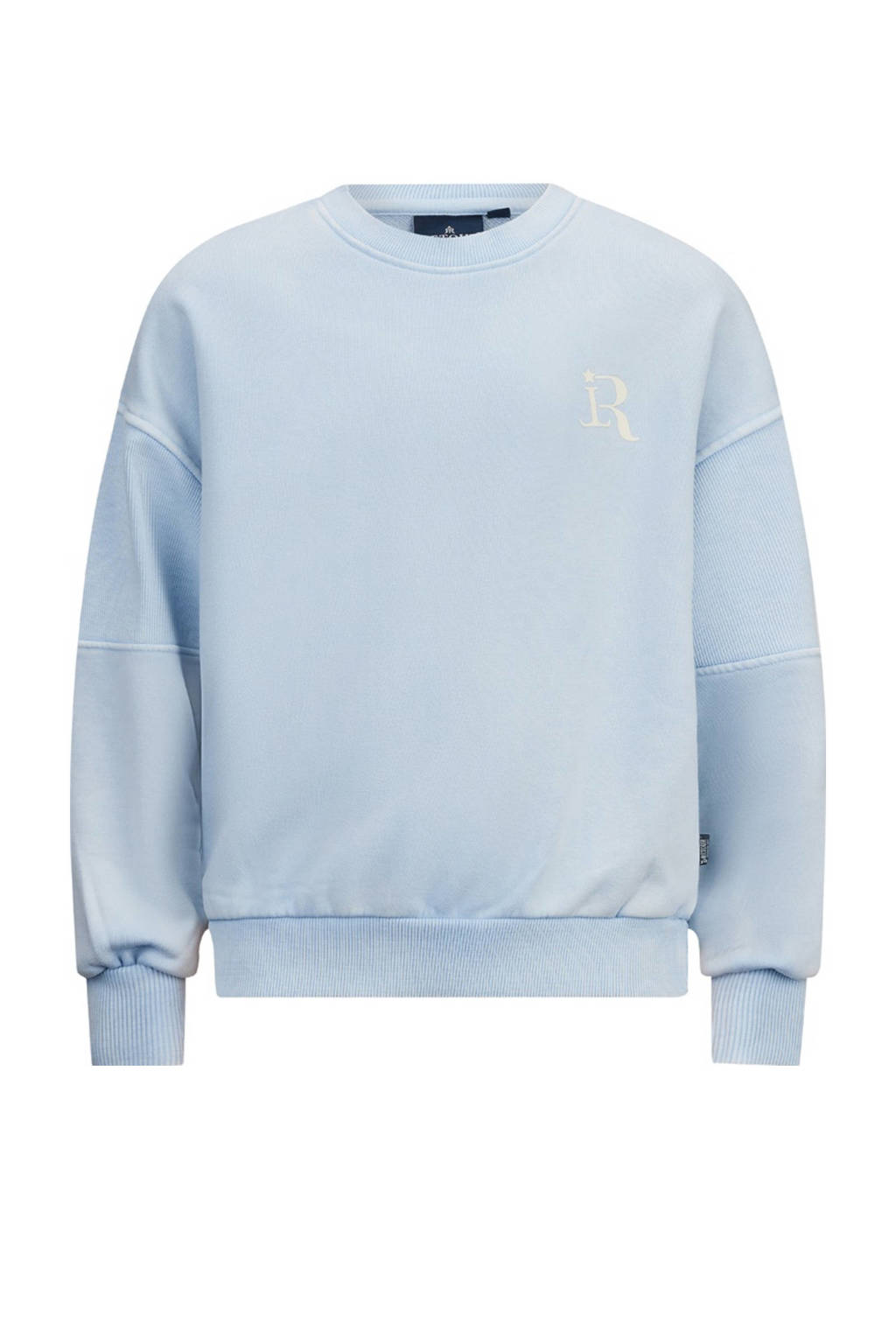 Retour Jeans sweater Beth met backprint lichtblauw