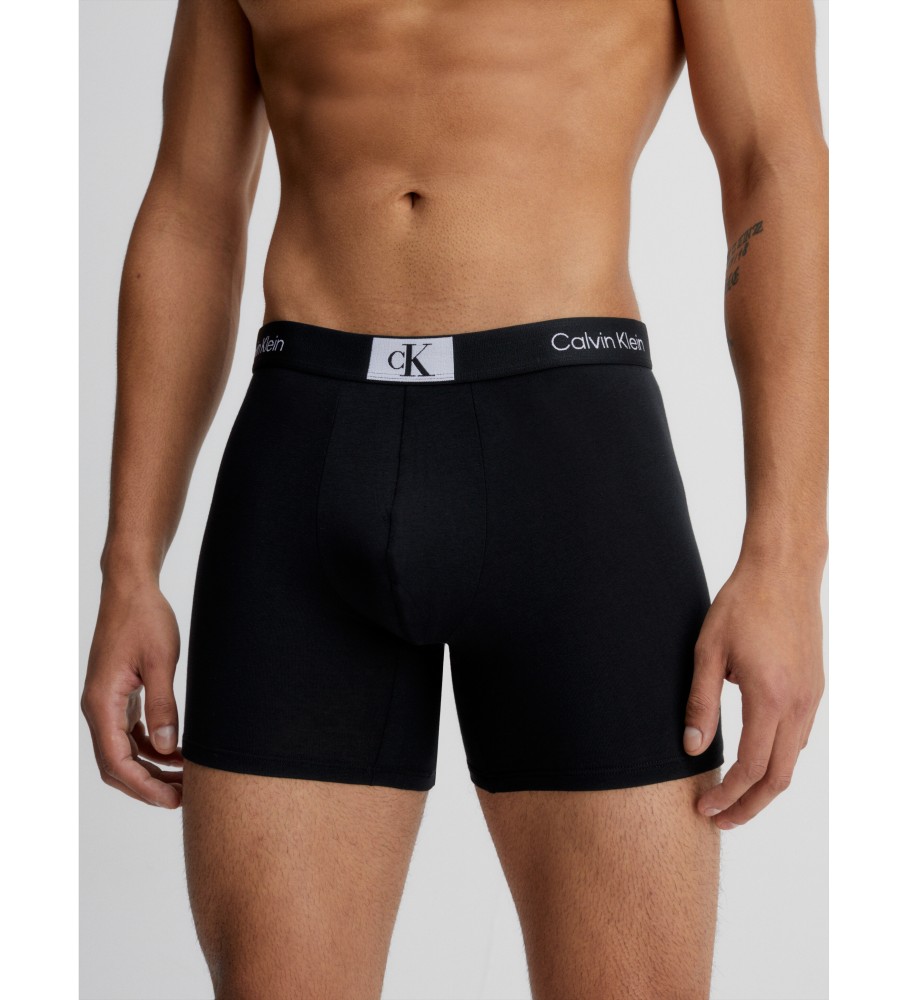 Cuecas Boxer Longas Calvin Klein - Pacote com 3