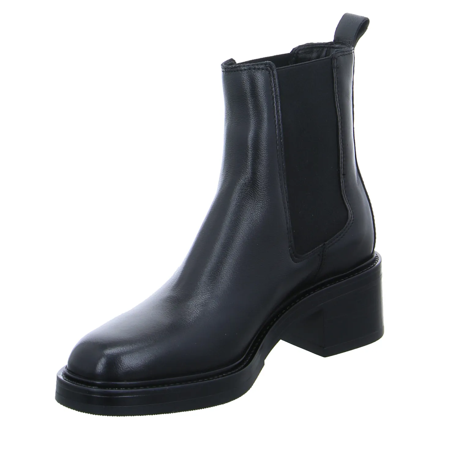 MJUS Stiefelette Schwarz Leder