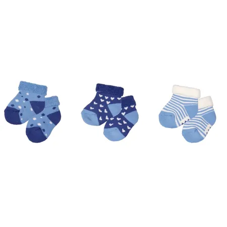 Die Spiegelburg Babysöckchen, hellblau - BabyGlück, one size, 3 Paar