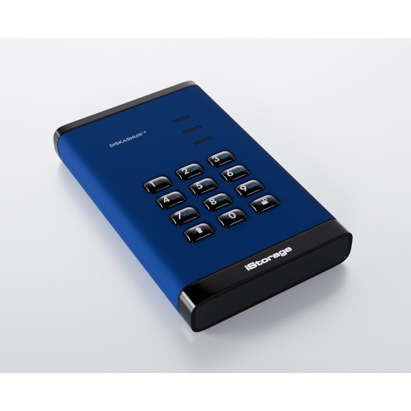iStorage diskAshur3 SSD 256-bit 2TB - Blue