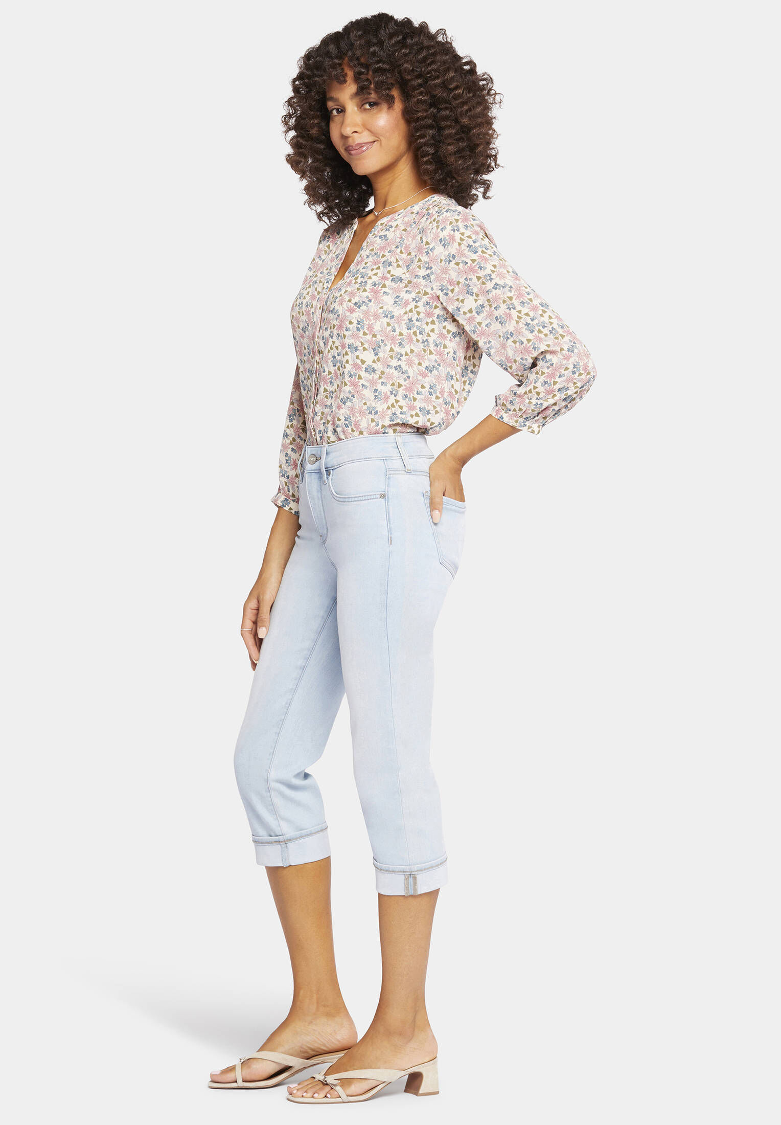 NYDJ| Damen Caprihose Marilyn Crop Cuff