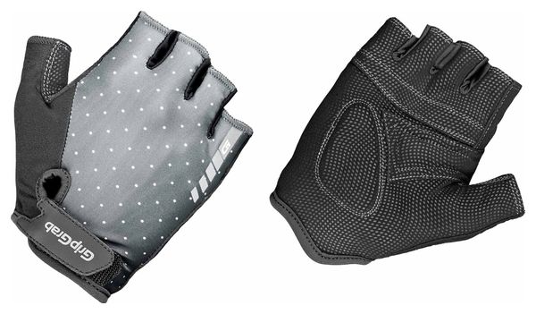 Paire de Gants Courts Femme GripGrab Rouleur Gris Noir