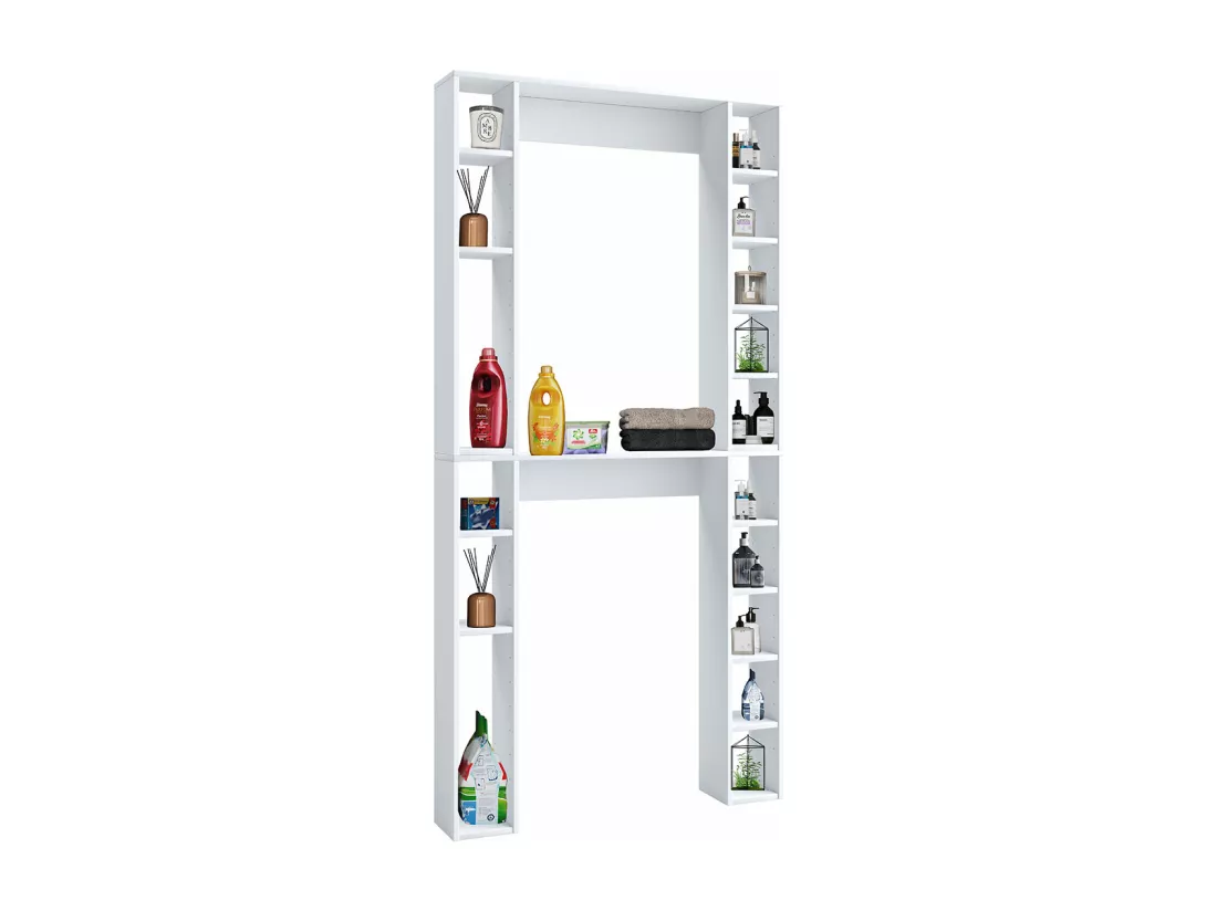 Étagère murale surélevée WC salle de bains Étagère Tinoli XL