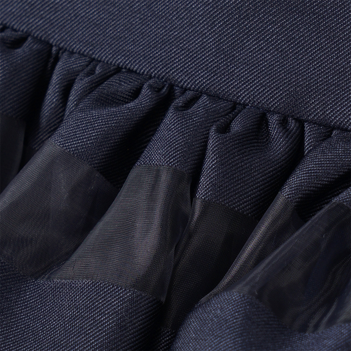 Yigga Festliches Mädchen Kleid mit Streifen dunkelblau