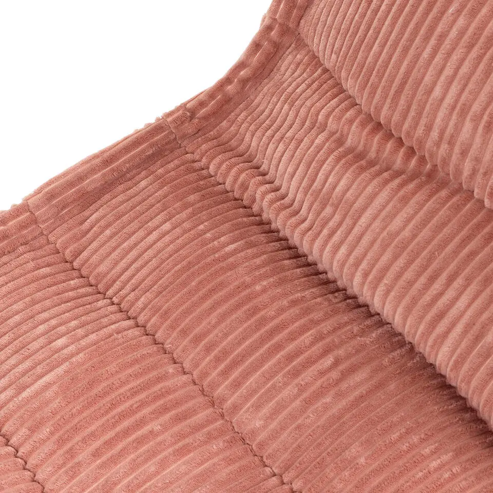 icon - Dolce Kinderzitzak Stoel - Ribfluweel Fauteuil - Oud roze